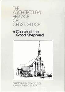 Church of the Good Shepherd - The architectural heritage of Christchurch. 6
