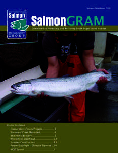 Salmon / SPAWN / White River / San Francisco Bay / Mashel River / Dam removal / Salmon conservation / Southern California Steelhead DPS / Fish / Geography of California / Puget Sound salmon