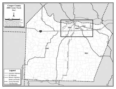 87  Cooper County 2000 Census Tracts  5