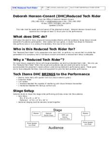 DHC Reduced Tech Rider  P.1 DHC_techrider_reduced.doc..gcser ver