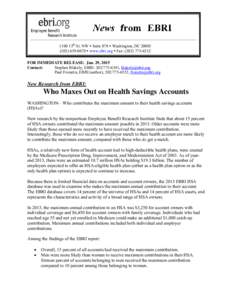 Health savings account / Employment compensation / United States / Employee benefit / Medicare Prescription Drug /  Improvement /  and Modernization Act / Government / Medicare / Flexible spending account / Taxation in the United States / Healthcare in the United States / Health