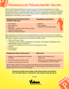 Pneumococcal Polysaccharide Vaccine