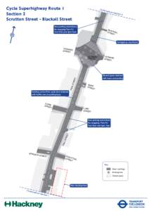 Cycle Superhighway Route 1 Section 2 Scrutton Street - Blackall Street Contin