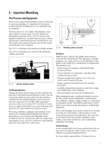 2 – Injection Moulding The Process and Equipment Feed Hopper