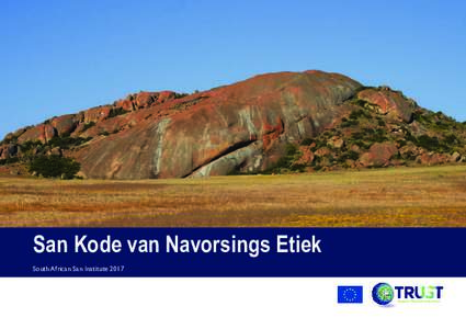 San Kode van Navorsings Etiek South African San Institute 2017 RESPEK  Eerlikheid