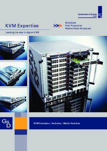 KVM Expertise  Broadcast