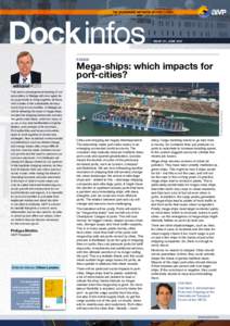 Dockinfos  THE WORLDWIDE NETWORK OF PORT CITIES ISSUE 101, JUNE 2016