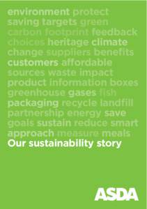 environment protect saving targets green carbon footprint feedback choices heritage climate change suppliers benefits customers affordable