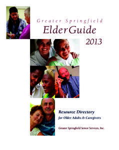 Greater Springfield  ElderGuideResource Directory
