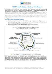 International economics / Trade facilitation and development / Trade facilitation / Organisation for Economic Co-operation and Development / International trade / International relations / Economics