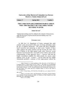 Graham v. Florida / Roper v. Simmons / Appeal / Minor / Trial as an adult / San Diego County /  California Probation / Law / Legal procedure / Juvenile court