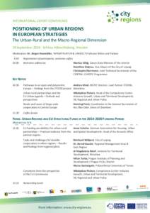 Region / European Union / Structural Funds and Cohesion Fund / Europe / Political philosophy / Geography of the European Union / Spatial planning / Urban studies and planning