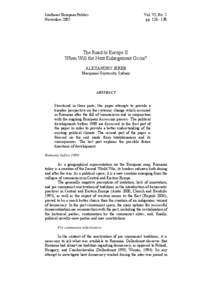 Eastern Bloc / Ion Iliescu / Nicolae Ceaușescu / Revolutions / Traian Băsescu / National Salvation Front / Ion Antonescu / Vladimir Tismăneanu / Politics of Romania / Romania / Europe / Presidents of Romania