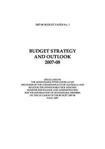 Economy of Australia / Economic policy / Government of Australia / Fiscal sustainability / Government / Australian national debt / Political debates about the United States federal budget / Fiscal policy / United States federal budget / Public economics