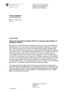 Eidgenössisches Finanzdepartement EFD Eidgenössische Steuerverwaltung ESTV Hauptabteilung Direkte Bundessteuer, Verrechnungssteuer, Stempelabgaben  