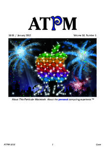 ATPM[removed]January 2012 Volume 18, Number 1