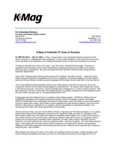 Microsoft Word - K-Mag New Logo Announcement_051409.doc