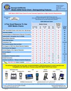 Internet protocols / Cryptographic software / Remote administration software / Telnet / Psion / Windows Mobile / Teklogix / Personal digital assistant / Secure Shell / Computing / System software / Internet