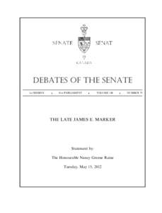 Debates of the Senate 1st SESSION .  41st PARLIAMENT