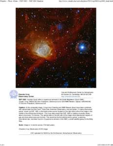 Chandra :: Photo Album :: SXP 1062 :: SXP 1062 Handout