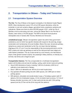 Transportation Master Plan 2013