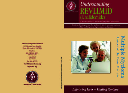 Lenalidomide / Multiple myeloma / Celgene / Thalidomide / International Myeloma Working Group / Bortezomib / Carfilzomib / Dexamethasone / International Myeloma Foundation / Medicine / Immunosuppressants / Cancer research