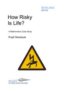 How Risky is Life - Pupil Handouts