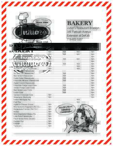 bakery  Junior’s Restaurant Brooklyn 386 Flatbush Avenue Extension at DeKalb