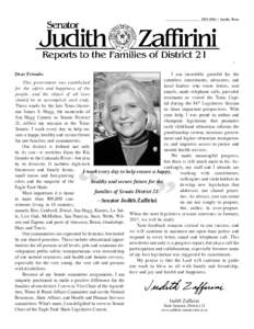 Texas / Judith Zaffirini / Texas Legislature / Texas Senate / Texas A&M International University / Zapata /  Texas / Laredo Community College / Laredo /  Texas