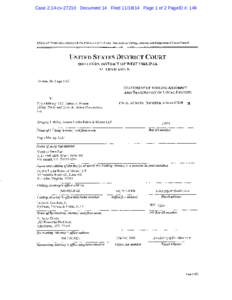 Case 2:14-cv[removed]Document 14 Filed[removed]Page 1 of 2 PageID #: 149  USDC/ATTV-001 (Rev[removed]LR Civ P 83.6 or LR Cr P 44.6 Statement of Visiting Attorney and Designation of Local Counsel UNITED STATES DISTRICT CO