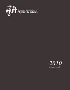 Education / Academia / American Association of Physics Teachers / Physics Instructional Resource Association / Melba Phillips / American Physical Society / Robert Resnick / United States National Physics Olympiad / Physics / Physics education / Academic organizations