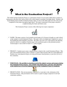 What is the Graduation Project