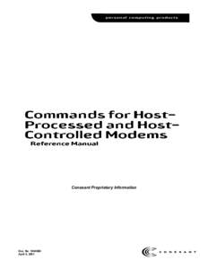 Computing / Technology / Hayes command set / Command and Data modes / Fax / Conexant / 56 kbit/s modem / AS/400 Control Language / High-Level Data Link Control / Modems / OSI protocols / Logical Link Control