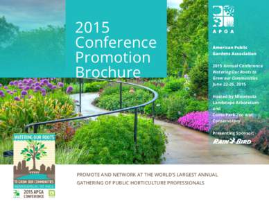 2015 Conference Promotion Brochure  American Public
