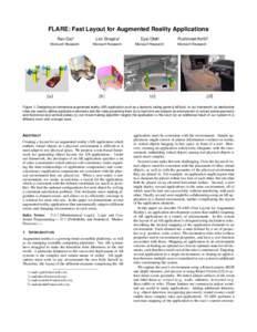 Operations research / Reality / Mixed reality / User interface techniques / Mathematical optimization / Augmented reality / Linear programming / Segmentation / Algorithm / Constraint programming / Mathematics / Applied mathematics