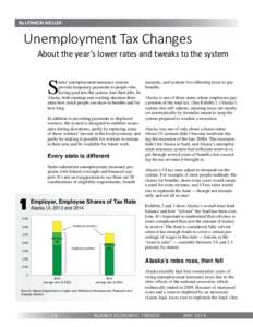 By LENNON WELLER  Unemployment Tax Changes About the year’s lower rates and tweaks to the system  S