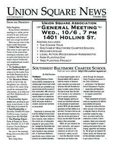 UNION SQUARE NEWS  October 2004 www.union-square.us