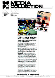 Heading Publication Section Date  “Christmas cheer”