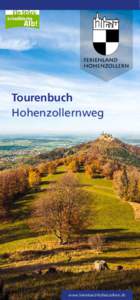 MF 1  Tourenbuch Hohenzollernweg  www.ferienland-hohenzollern.de