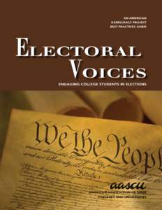An American Democracy Project Best Practices Guide Electoral Voices