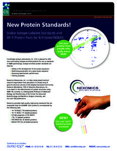 Physics / Protein structure / Biology / Biophysics / Nuclear magnetic resonance spectroscopy of proteins / Nuclear magnetic resonance spectroscopy / Heteronuclear single-quantum correlation spectroscopy / NEX / Two-dimensional nuclear magnetic resonance spectroscopy / Nuclear magnetic resonance / Spectroscopy / Chemistry