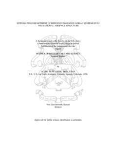 Federal Aviation Administration / Air traffic control / Transport / Safety / Technology / Signals intelligence / Military terminology / Unmanned aerial vehicle