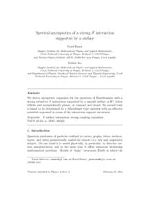 Spectral asymptotics of a strong δ ′ interaction supported by a surface Pavel Exner