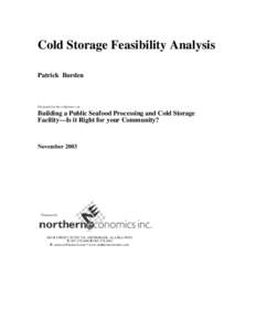 Cold Storage Feasibility Analysis