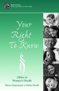 State of Illinois Illinois Department of Public Health Your Right To Know