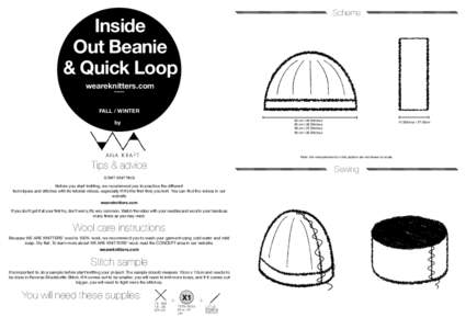 Scheme  Inside Out Beanie & Quick Loop weareknitters.com