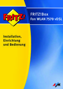 FRITZ!Box Fon WLAN 7570 vDSL