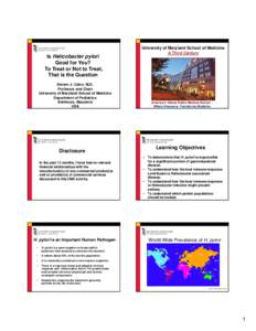 Microsoft PowerPoint - Czinn_Clinical Session 5_NASPGHAN2014_isHPylorigoodforyou