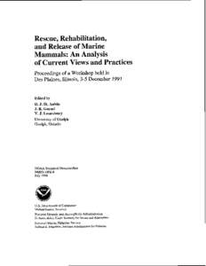 Rescue, Rehabiliation, and Release of Marine Mammals: NMFS-OPR[removed])