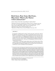 Red states and blue states / Rivalry / Republican Party / Democratic Party / United States presidential election / Ecological fallacy / Political parties in the United States / Politics of the United States / Elections in the United States